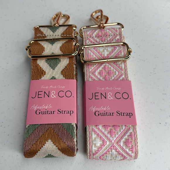 Jen & Co Vegan Adjustable Guitar Strap Set of 2 
New - Picture 1 of 7